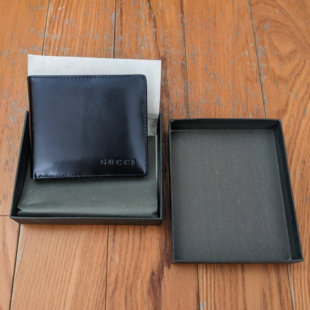 Gucci Black Leather Wallet